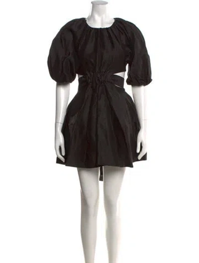 Pre-owned Aje Linen Mini Dress W/ Tags In Black