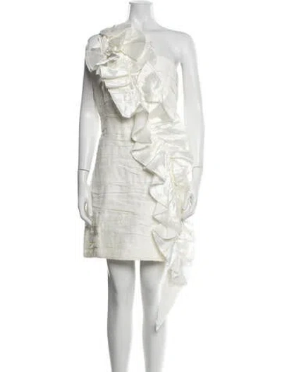 Pre-owned Aje Linen Mini Dress W/ Tags In Neutrals