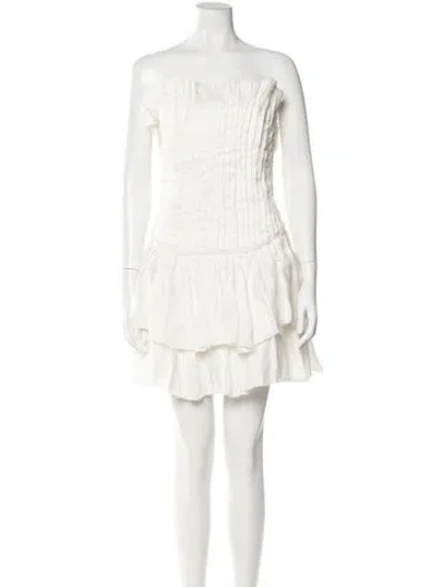 Pre-owned Aje Linen Mini Dress W/ Tags In White