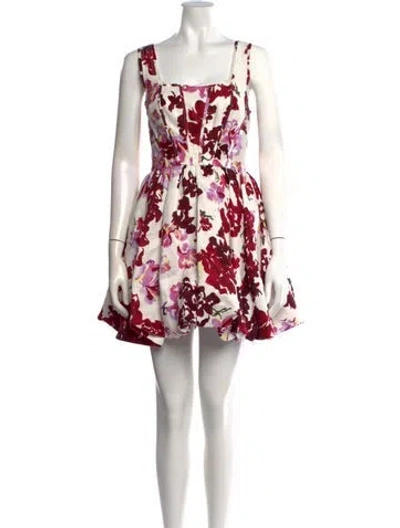 Pre-owned Aje Linen Mini Dress In White