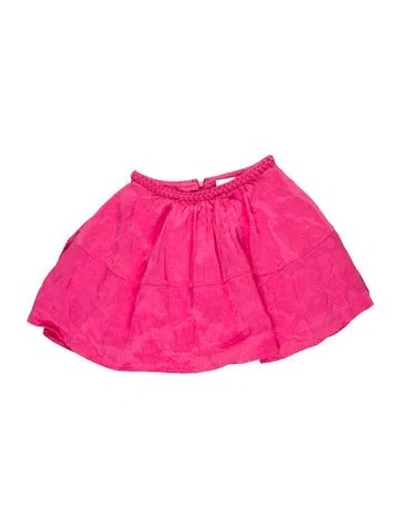 Pre-owned Aje Linen Mini Skirt In Pink