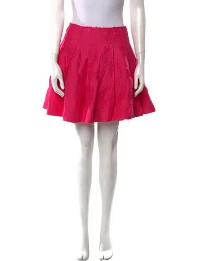 Pre-owned Aje Linen Mini Skirt W/ Tags In Pink
