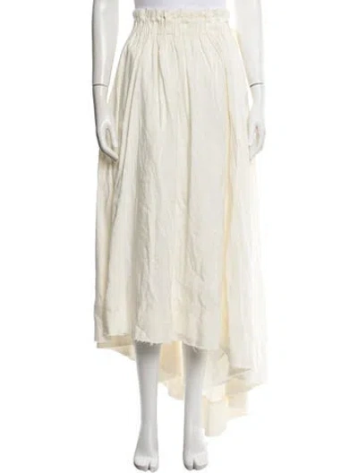 Pre-owned Aje Long Skirt In Neutrals