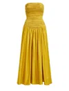 Aje Marigold Midi Dress In Yellow