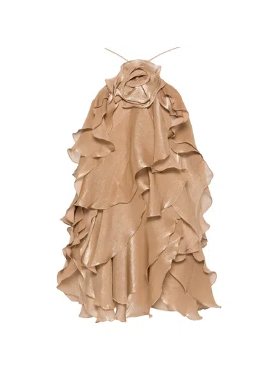 Aje Marlo Mini Dress In Neutral