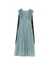 Aje Mathilde Ruffled Dress In Blue
