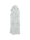 Aje Merritt Ruffled Floral Maxi Dress In White