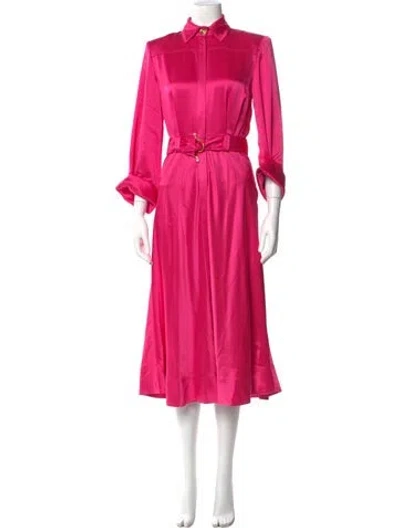 Pre-owned Aje Midi Length Dress In Pink