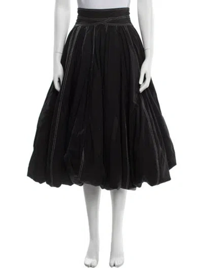 Pre-owned Aje Midi Length Skirt In Black