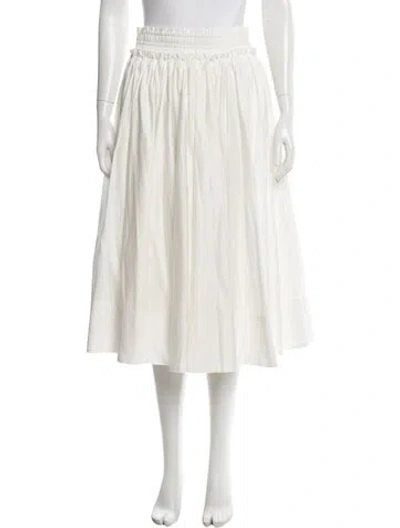 Pre-owned Aje Midi Length Skirt In Neutral