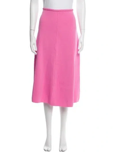 Pre-owned Aje Midi Length Skirt In Pink