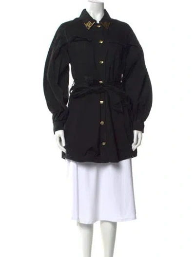 Pre-owned Aje Mini Dress In Black