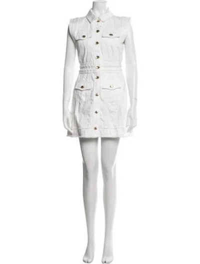 Pre-owned Aje Mini Dress In Black
