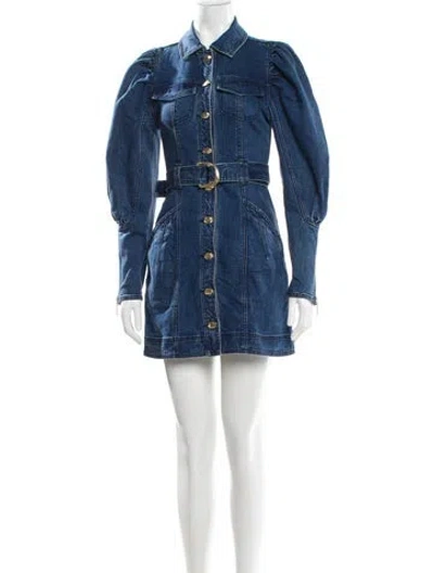 Pre-owned Aje Mini Dress In Blue