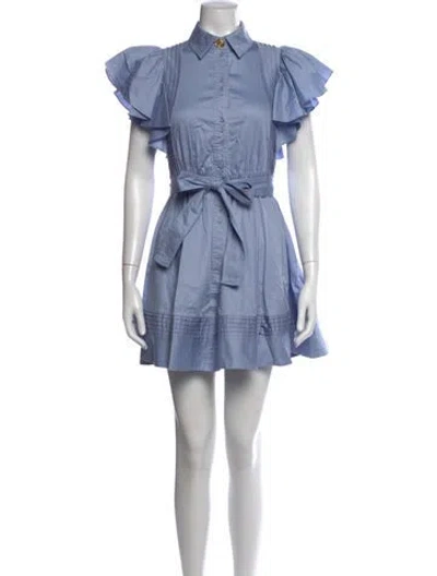 Pre-owned Aje Mini Dress In Blue