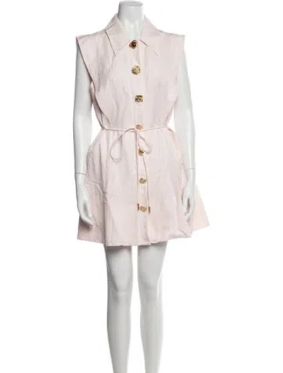 Pre-owned Aje Mini Dress In Pink
