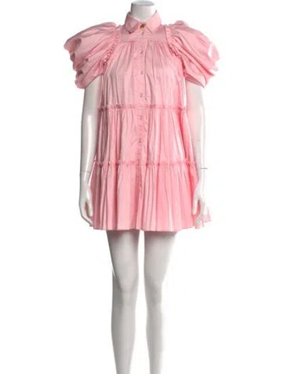 Pre-owned Aje Mini Dress In Pink