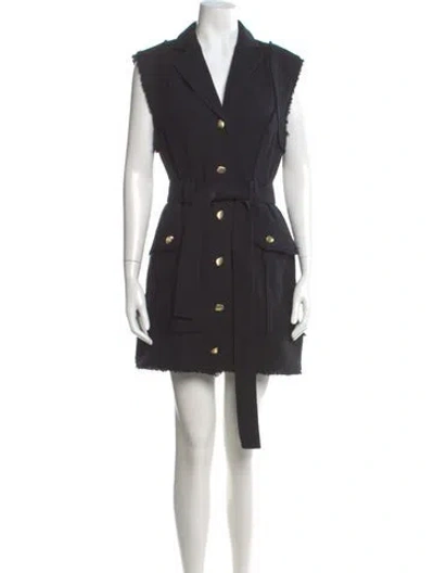 Pre-owned Aje Mini Dress W/ Tags In Black
