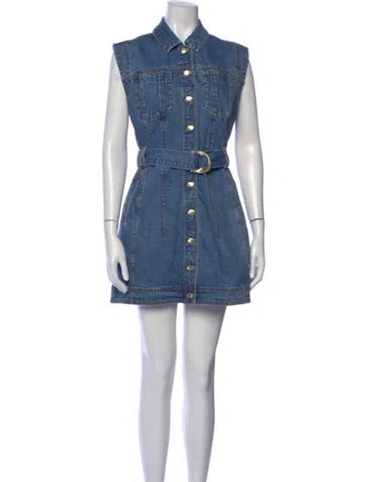 Pre-owned Aje Mini Dress W/ Tags In Blue