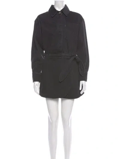 Pre-owned Aje Mini Dress W/ Tags In Gray