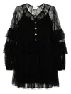 Aje Mini Primrosi Dress In 黑色