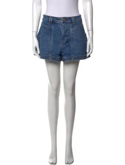 Pre-owned Aje Mini Shorts In Blue