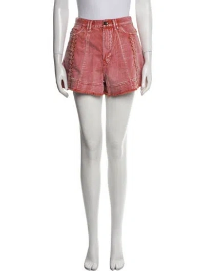 Pre-owned Aje Mini Shorts In Red