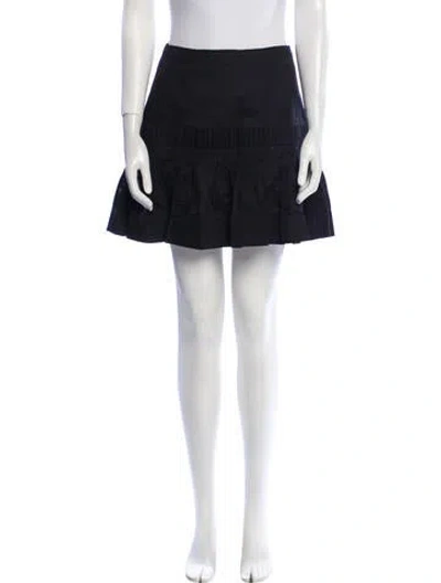 Pre-owned Aje Mini Skirt In Black