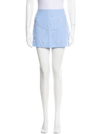 Pre-owned Aje Mini Skirt In Blue