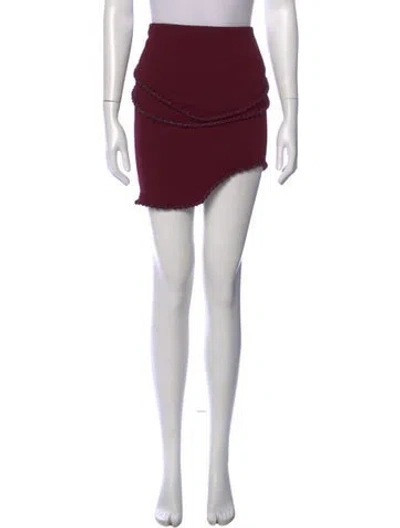 Pre-owned Aje Mini Skirt In Pink