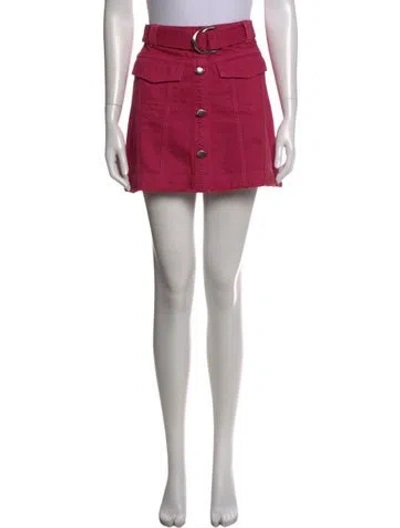Pre-owned Aje Mini Skirt In Pink