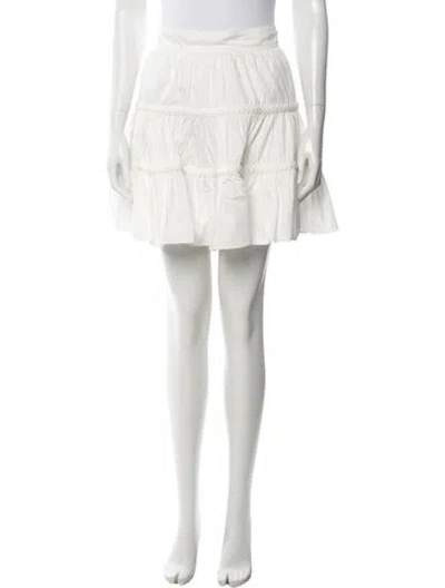 Pre-owned Aje Mini Skirt W/ Tags In White