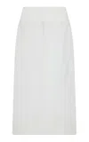 Aje Mirella Silk Midi Skirt - In White
