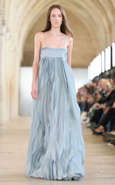 Aje Nadine Gown In Blue