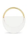 Aje Norma Crescent Clutch Bag In White