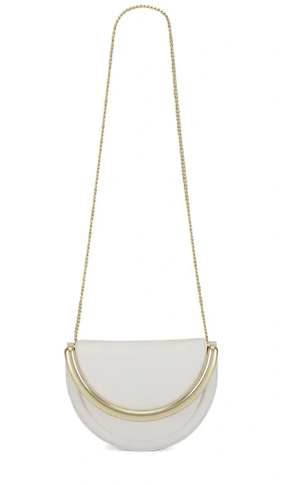 Aje Norma Crescent Clutch In Ivory