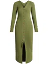 Aje Ondine Dress In Green