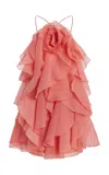 Aje Pandorea Layered Mini Dress In Pink