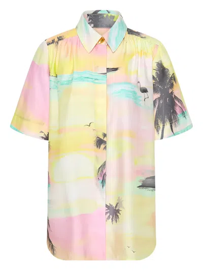 Aje Paradise Buttoned Shirt In Multi