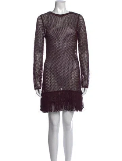 Pre-owned Aje Patterned Mini Dress W/ Tags In Multicolor