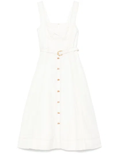 Aje Primary Midikleid In Nude