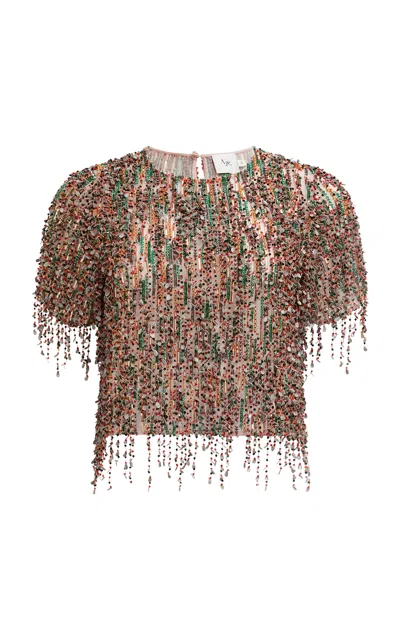 Aje Radieux Embellished Top In Multi