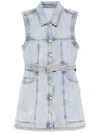 Aje Ray Denim Dress In Blue