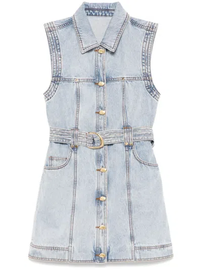 Aje Ray Denim Dress In Blue