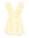 Aje Reflection Mini Dress In Yellow