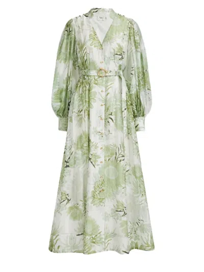 Aje Reflector Shirt Dress In Multi