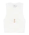 Aje Round Neck Sleeveless Vest In Nude