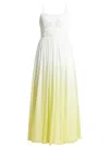 Aje Ruched-detailing Dress In White
