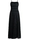 Aje Ruched-detailing Midi Dress In Black
