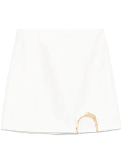 Aje Sabine Mini Skirt In Gold